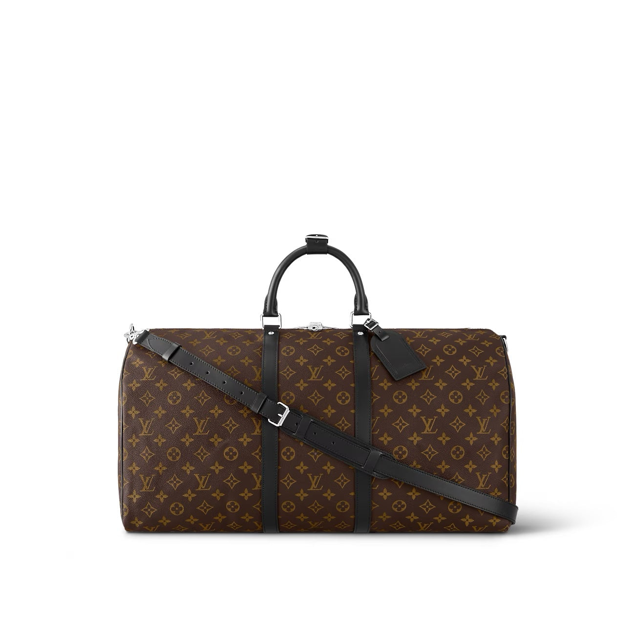 LOUIS VUITTON MONOGRAM MACASSAR KEEPALL BANDOULIÈRE 55 BAG