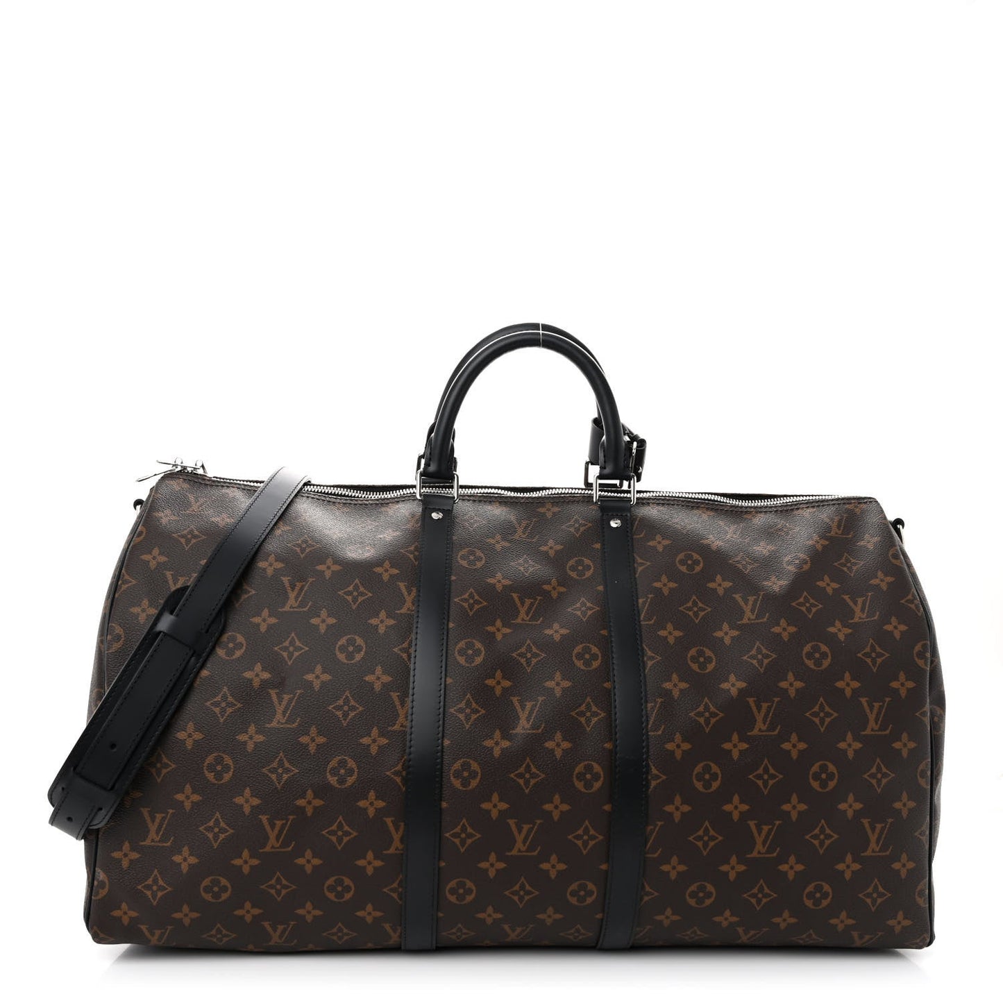LOUIS VUITTON MONOGRAM MACASSAR KEEPALL BANDOULIÈRE 55 BAG