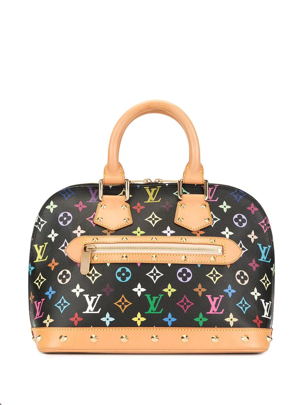 LOUIS VUITTON MULTICOLOR MONOGRAM ALMA BAG NOIR