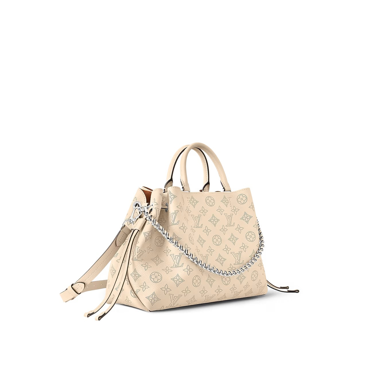 LOUIS VUITTON BELLA MAHINA LEATHER TOTE BAG