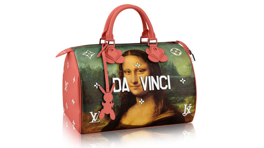 LOUIS VUITTON MONA LISA MASTERS DA VINCI LIMITED EDITION SPEEDY 30 HANDBAG