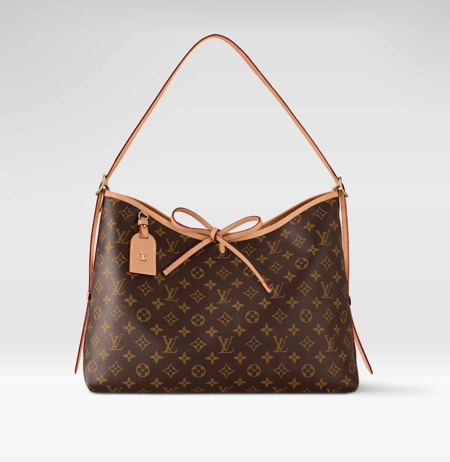 LOUIS VUITTON MONOGRAM CARRYALL MM SHOULDER BAG