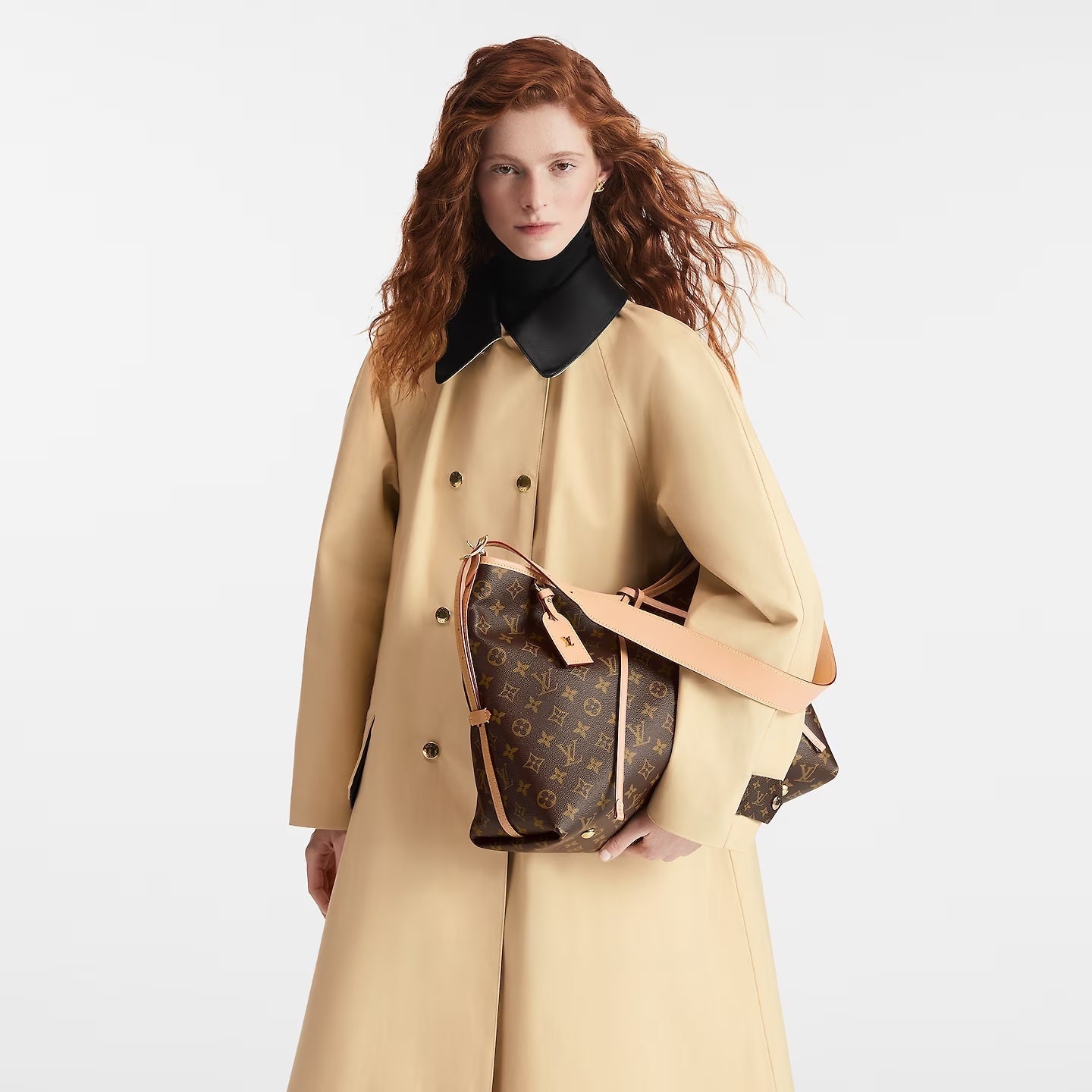 LOUIS VUITTON MONOGRAM CARRYALL MM BAG