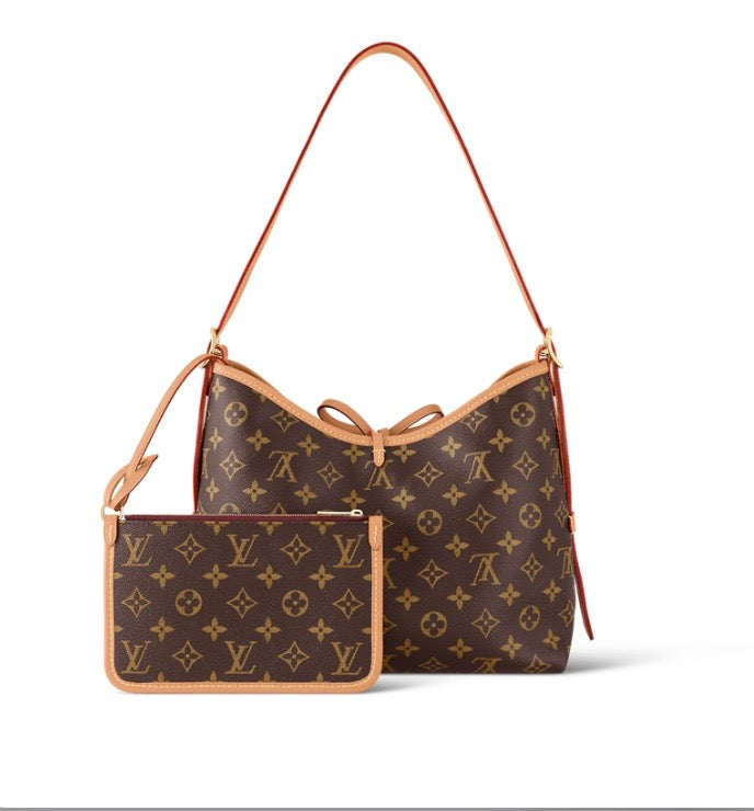 LOUIS VUITTON MONOGRAM CARRYALL PM SHOULDER BAG
