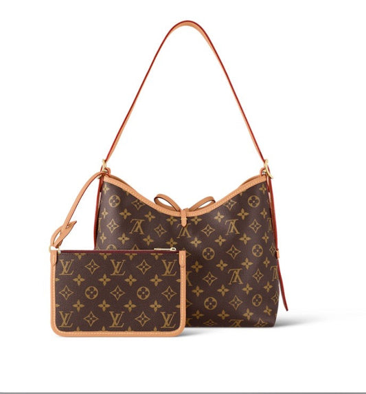 LOUIS VUITTON MONOGRAM CARRYALL PM SHOULDER BAG