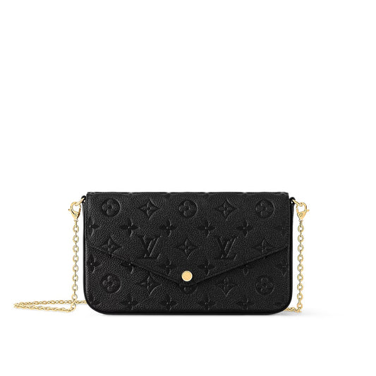 LOUIS VUITTON MONOGRAM EMPREINTE LEATHER FELICIE POCHETTE CROSSBODY