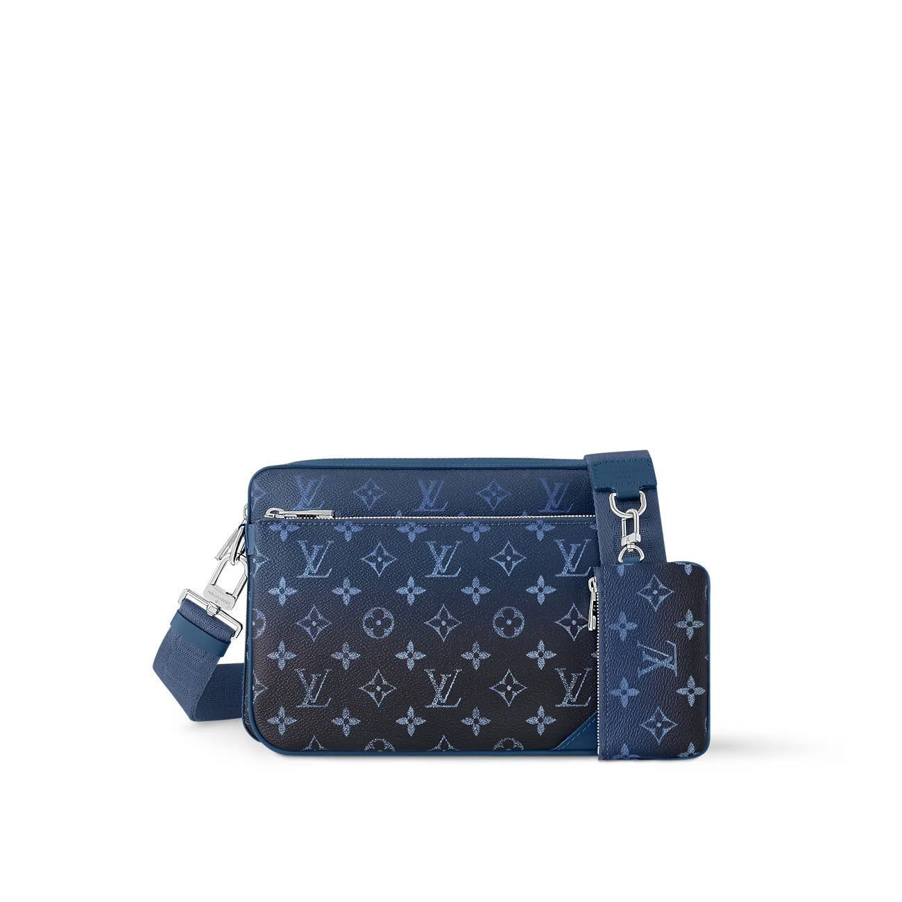 LOUIS VUITTON MONOGRAM INK WATERCOLOR TRIO MESSENGER BAG