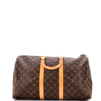 LOUIS VUITTON MONOGRAM KEEPALL 40 HANDBAG