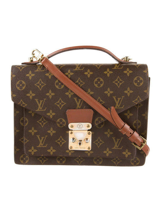 LOUIS VUITTON MONCEAU MONOGRAM SHOULDER BAG