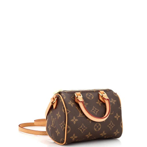 LOUIS VUITTON MONOGRAM NANO SPEEDY SHOULDER BAG
