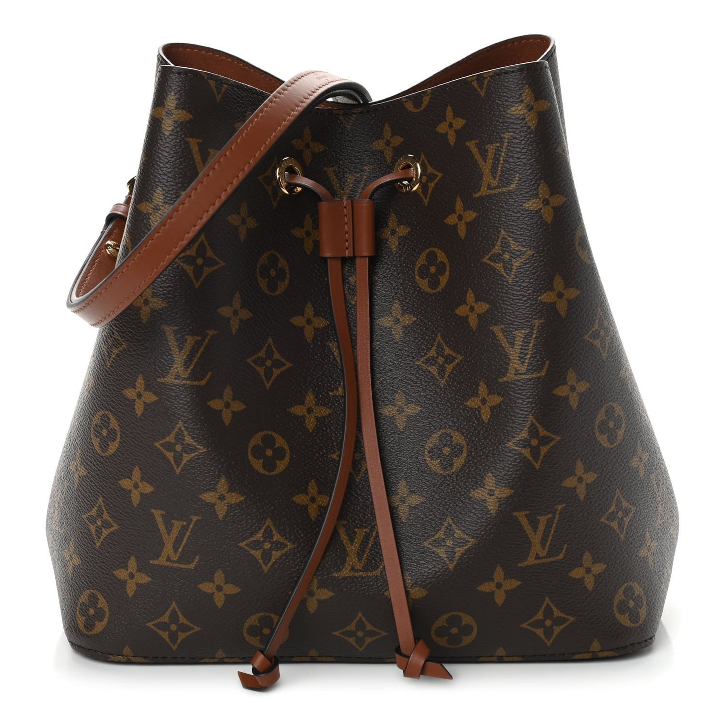 LOUIS VUITTON MONOGRAM NOÉNOE MM SHOULDER BAG CARAMEL