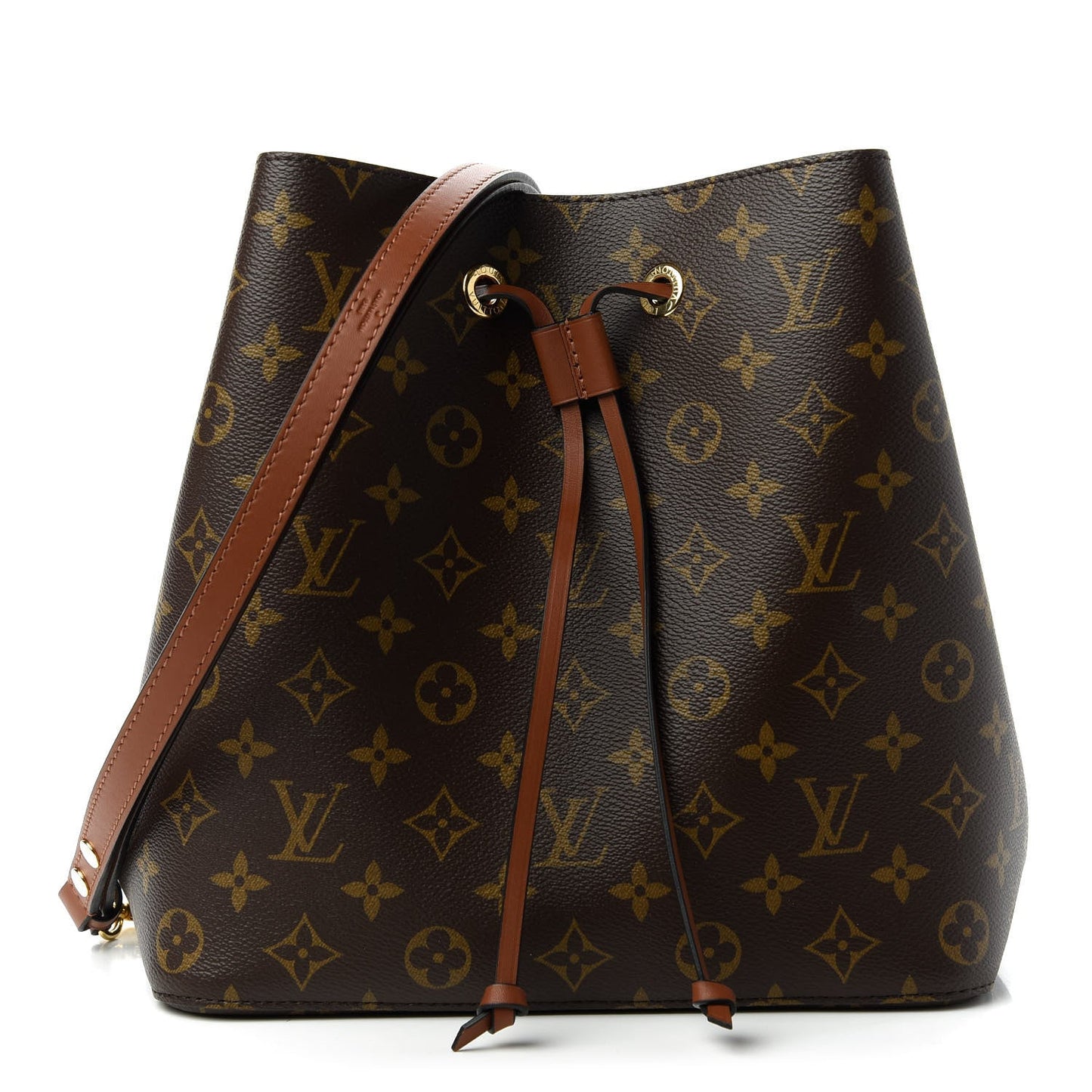 LOUIS VUITTON MONOGRAM NOÉNOE MM SHOULDER BAG CARAMEL