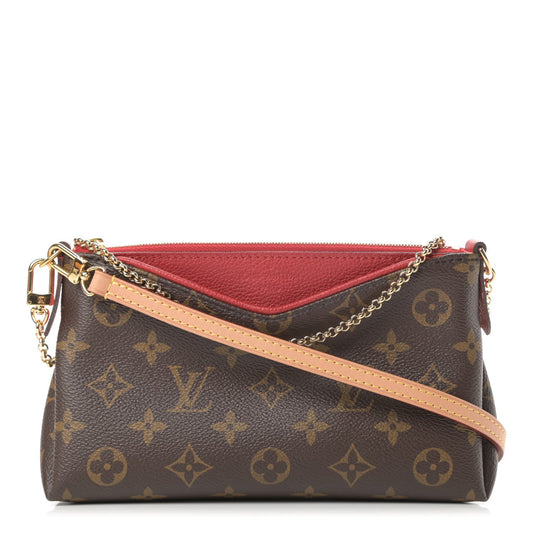 LOUIS VUITTON PALLAS MONOGRAM CHAIN CROSSBODY BAG