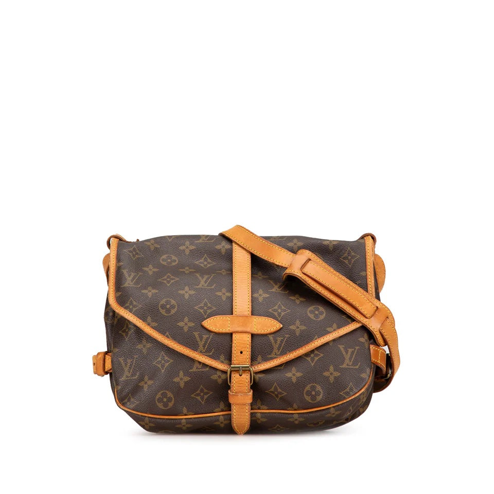 LOUIS VUITTON MONOGRAM SAUMUR 30 SHOULDER BAG
