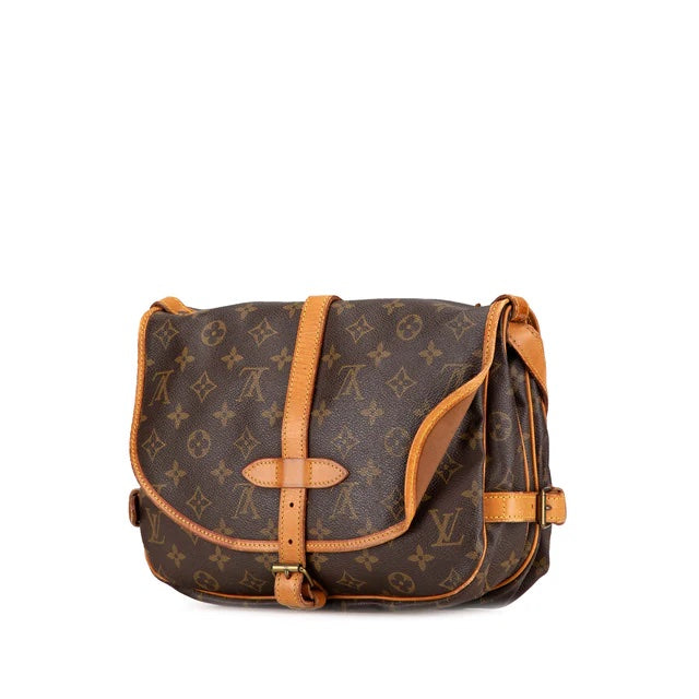 LOUIS VUITTON MONOGRAM SAUMUR 30 SHOULDER BAG