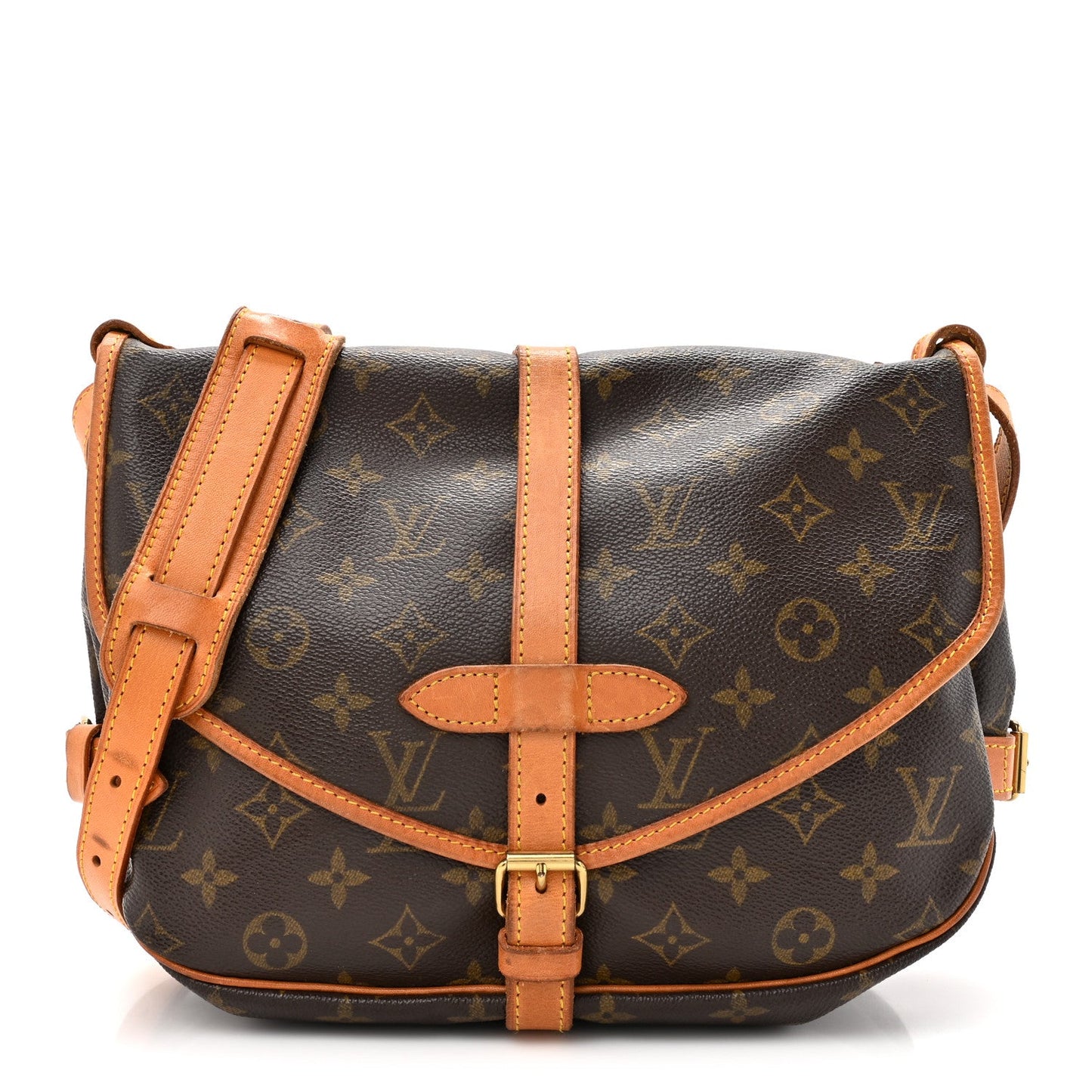 LOUIS VUITTON MONOGRAM SAUMUR 30 SHOULDER BAG