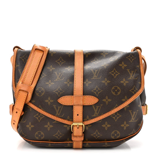 LOUIS VUITTON MONOGRAM SAUMUR 30 SHOULDER BAG