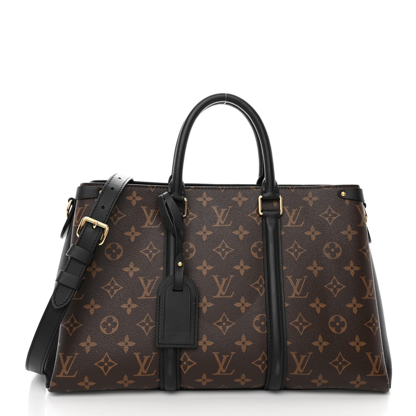 LOUIS VUITTON MONOGRAM SOUFFLOT MM TOTE BAG