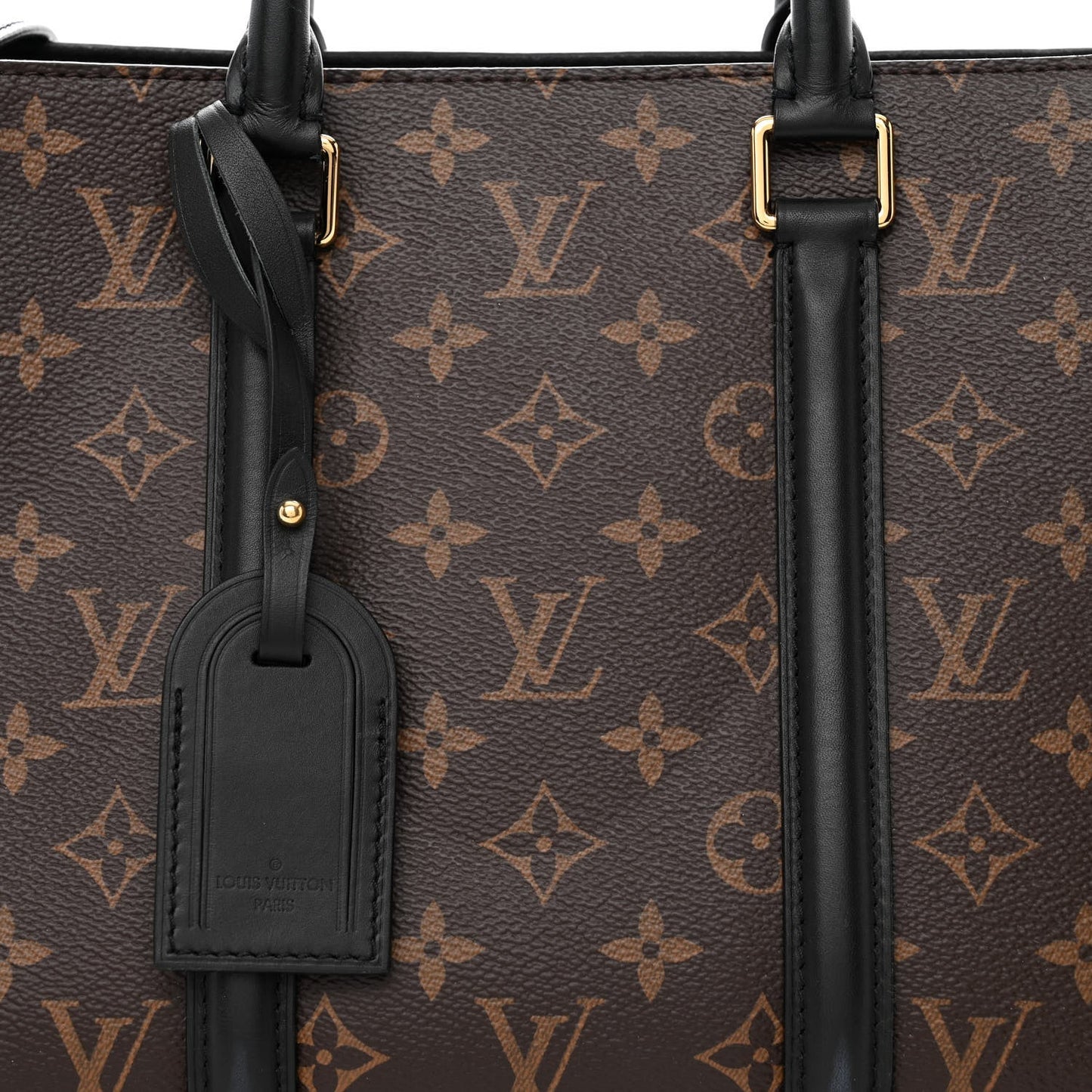 LOUIS VUITTON MONOGRAM SOUFFLOT MM TOTE BAG