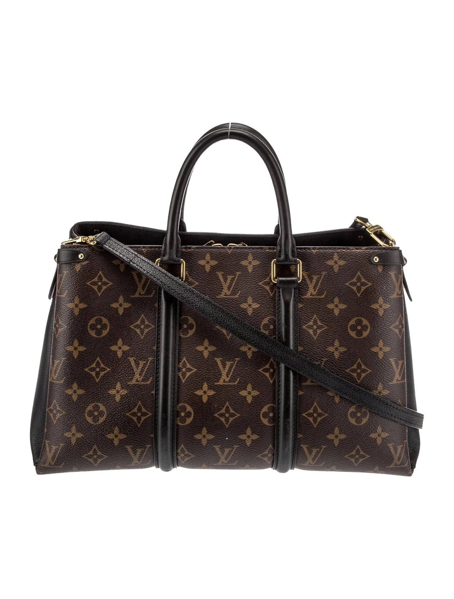 LOUIS VUITTON MONOGRAM SOUFFLOT MM TOTE BAG