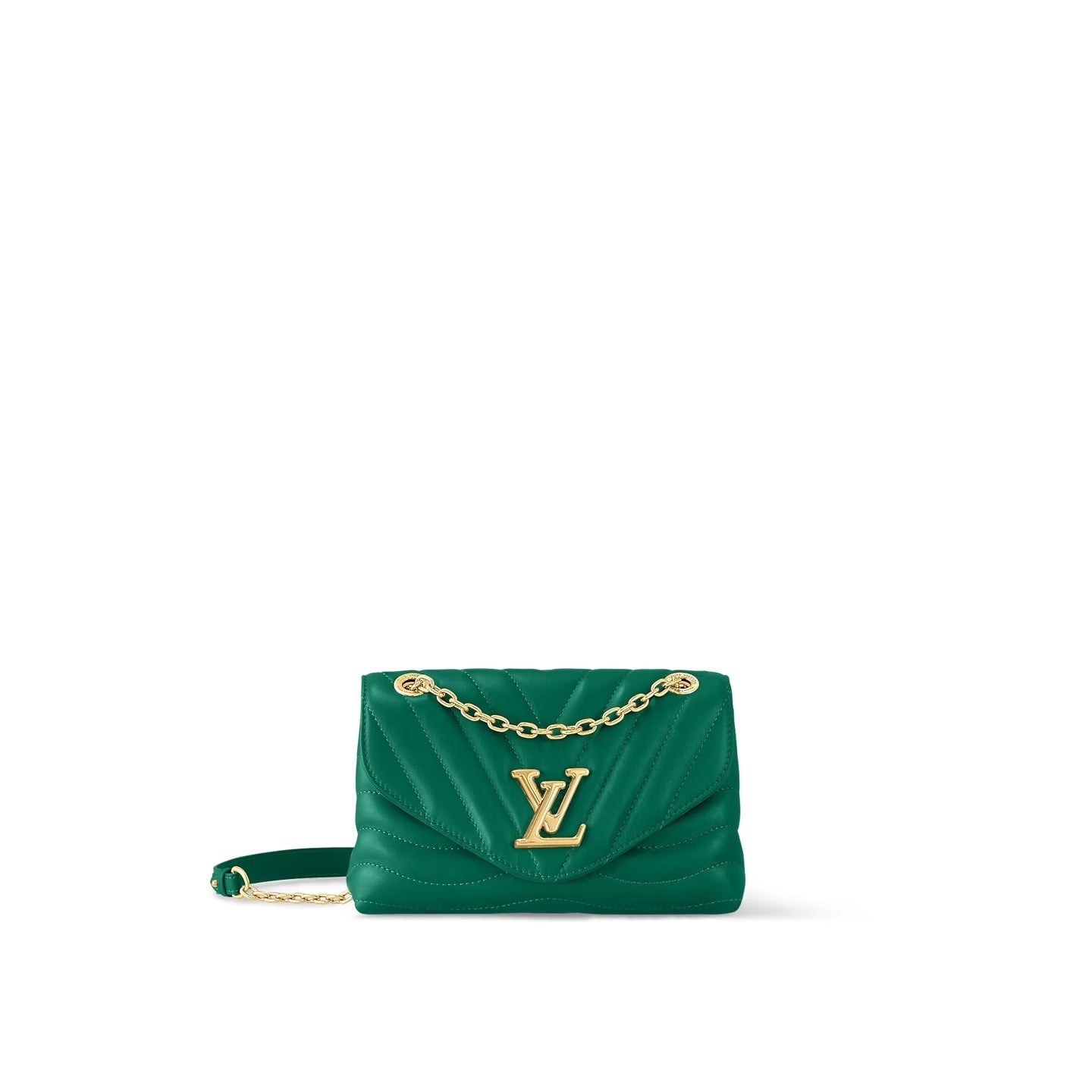 LOUIS VUITTON NEW WAVE CHAIN BAG MM IN EMERALD GREEN