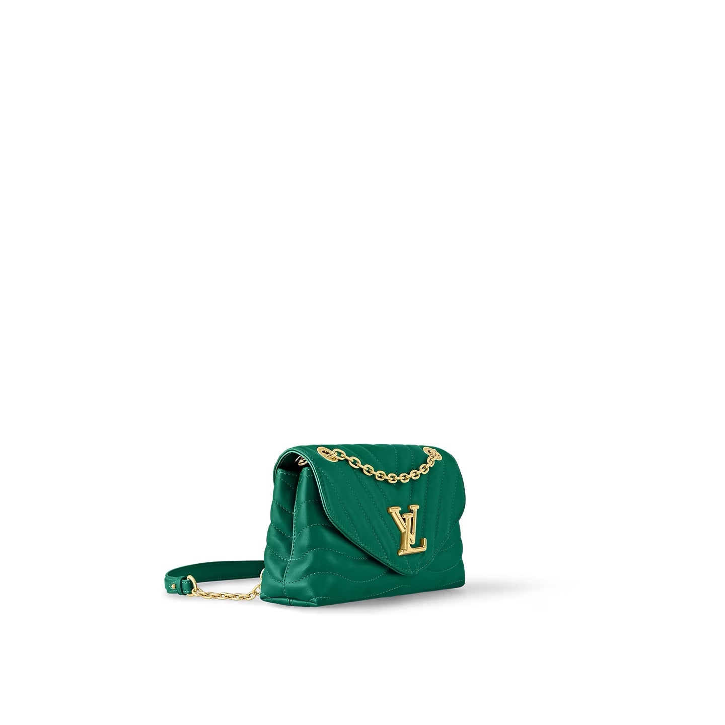 LOUIS VUITTON NEW WAVE CHAIN BAG MM IN EMERALD GREEN