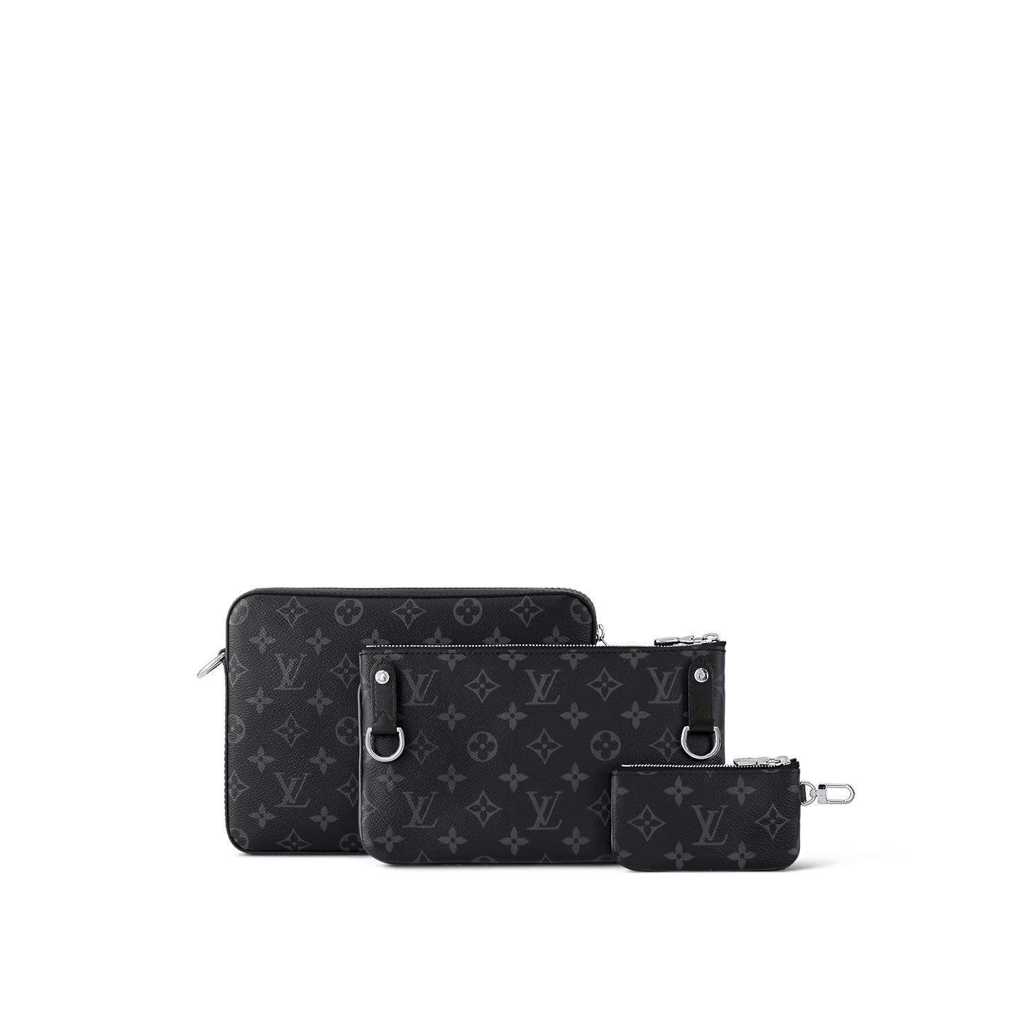 LOUIS VUITTON REVERSE MONOGRAM ECLIPSE TRIO MESSENGER BAG