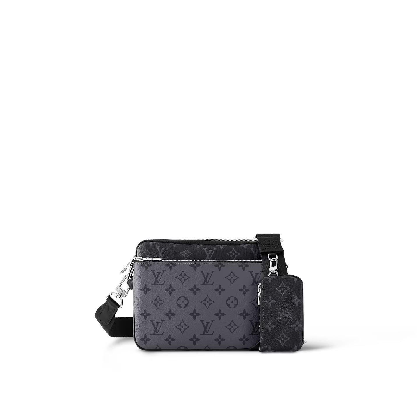 LOUIS VUITTON REVERSE MONOGRAM ECLIPSE TRIO MESSENGER BAG