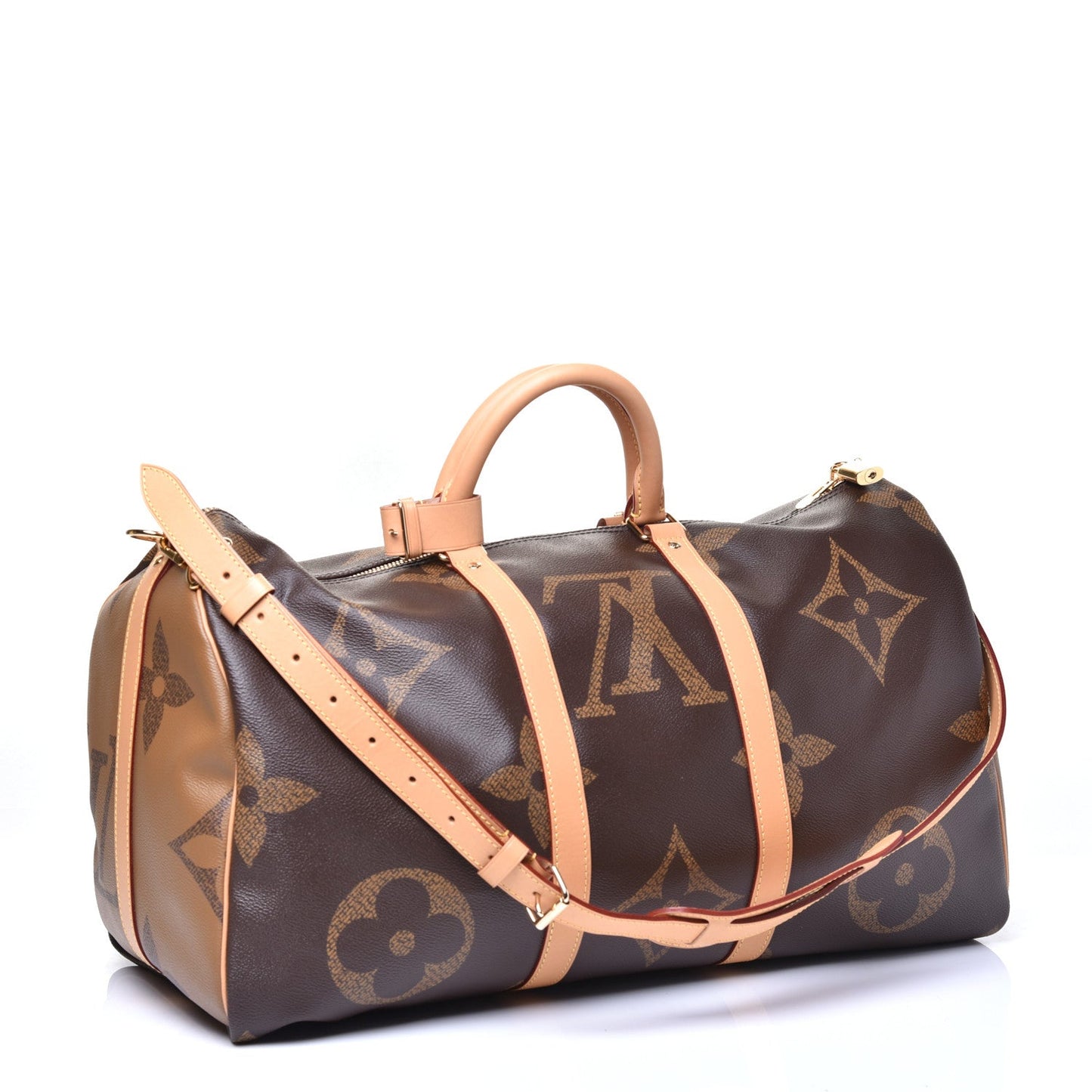 LOUIS VUITTON REVERSE GIANT MONOGRAM KEEPALL BANDOULIERE 50 BAG