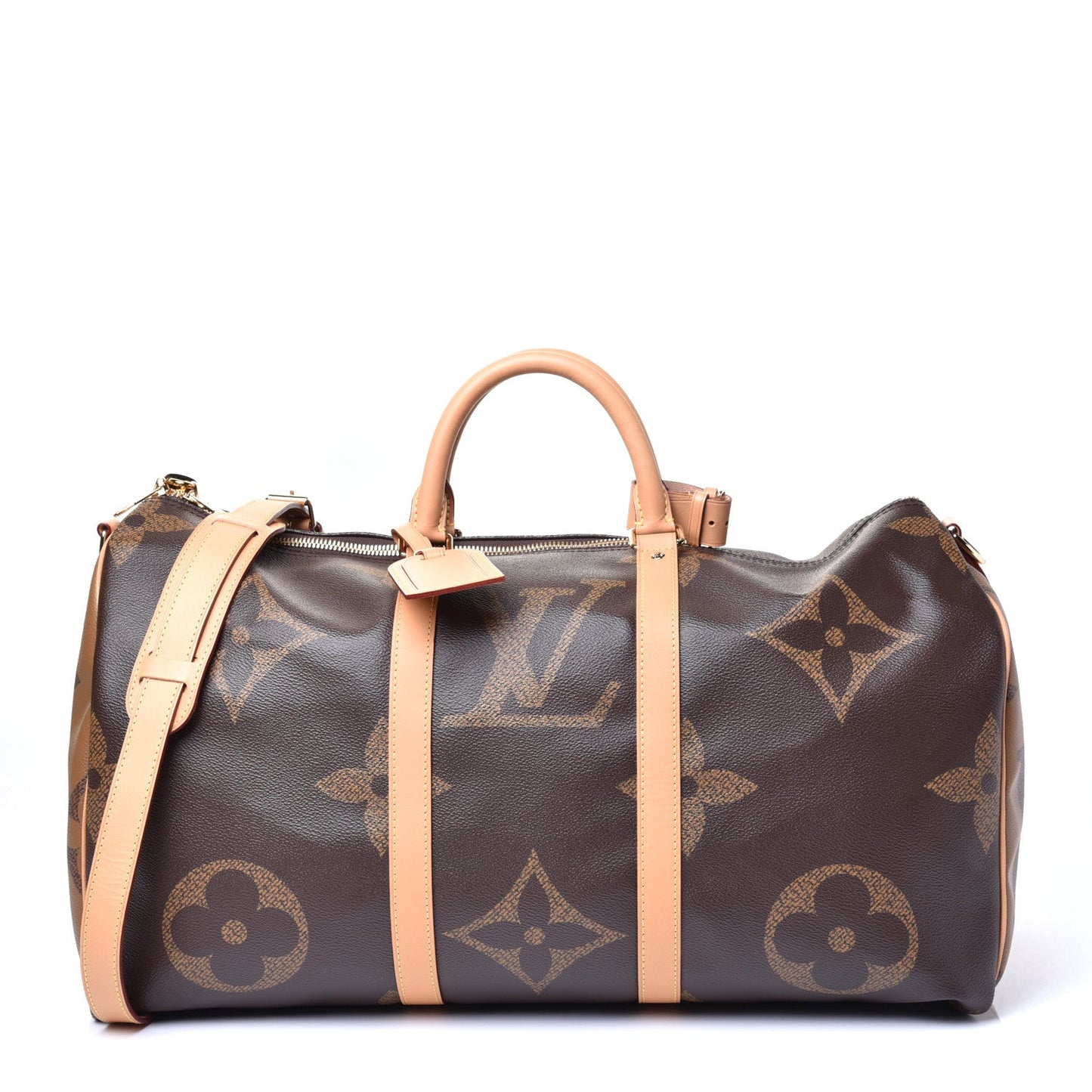 LOUIS VUITTON REVERSE GIANT MONOGRAM KEEPALL BANDOULIERE 50 BAG