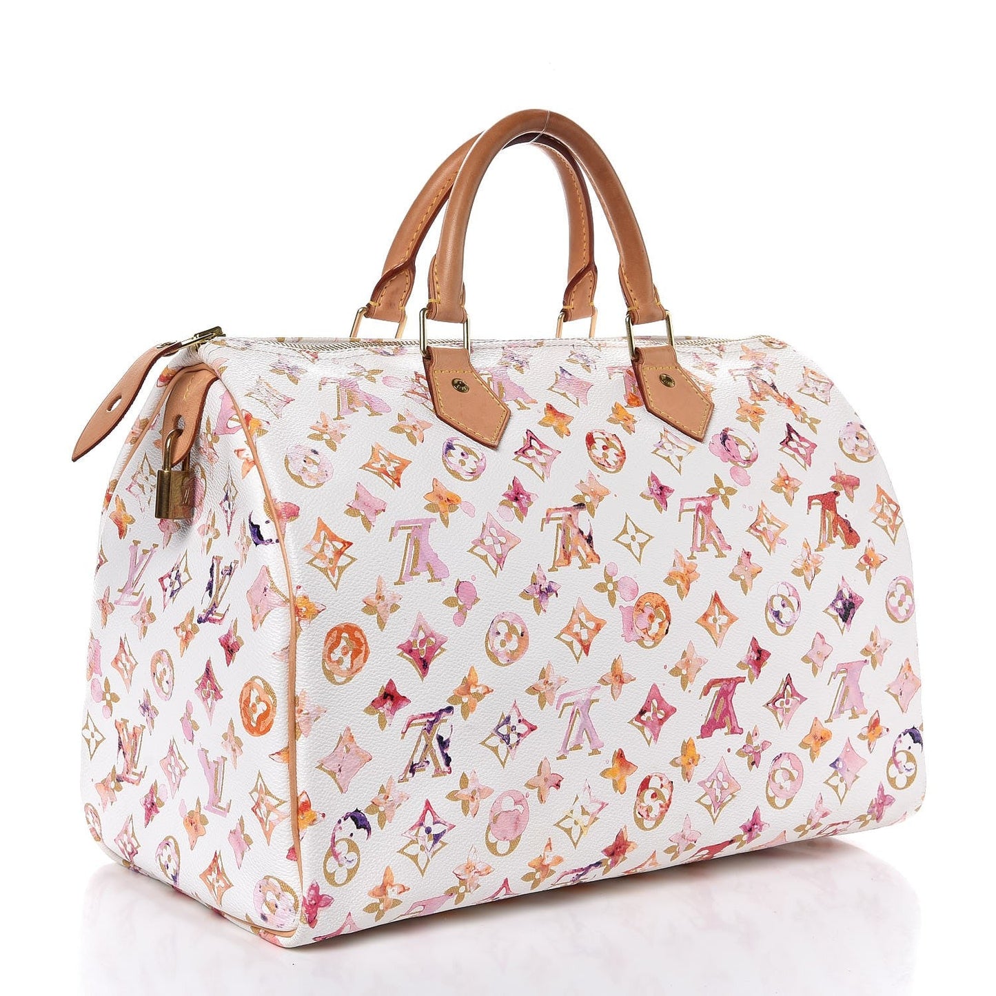 LOUIS VUITTON X RICHARD PRINCE MONOGRAM WATERCOLOR AQUARELLE SPEEDY 35 BAG