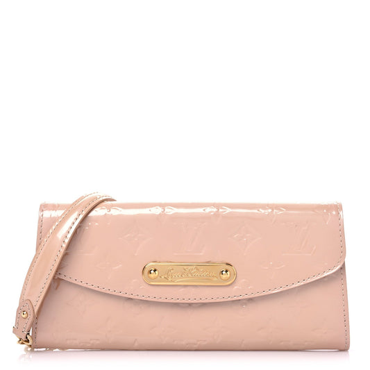 LOUIS VUITTON MONOGRAM VERNIS SUNSET BOULEVARD BAG ROSE FLORENTIN