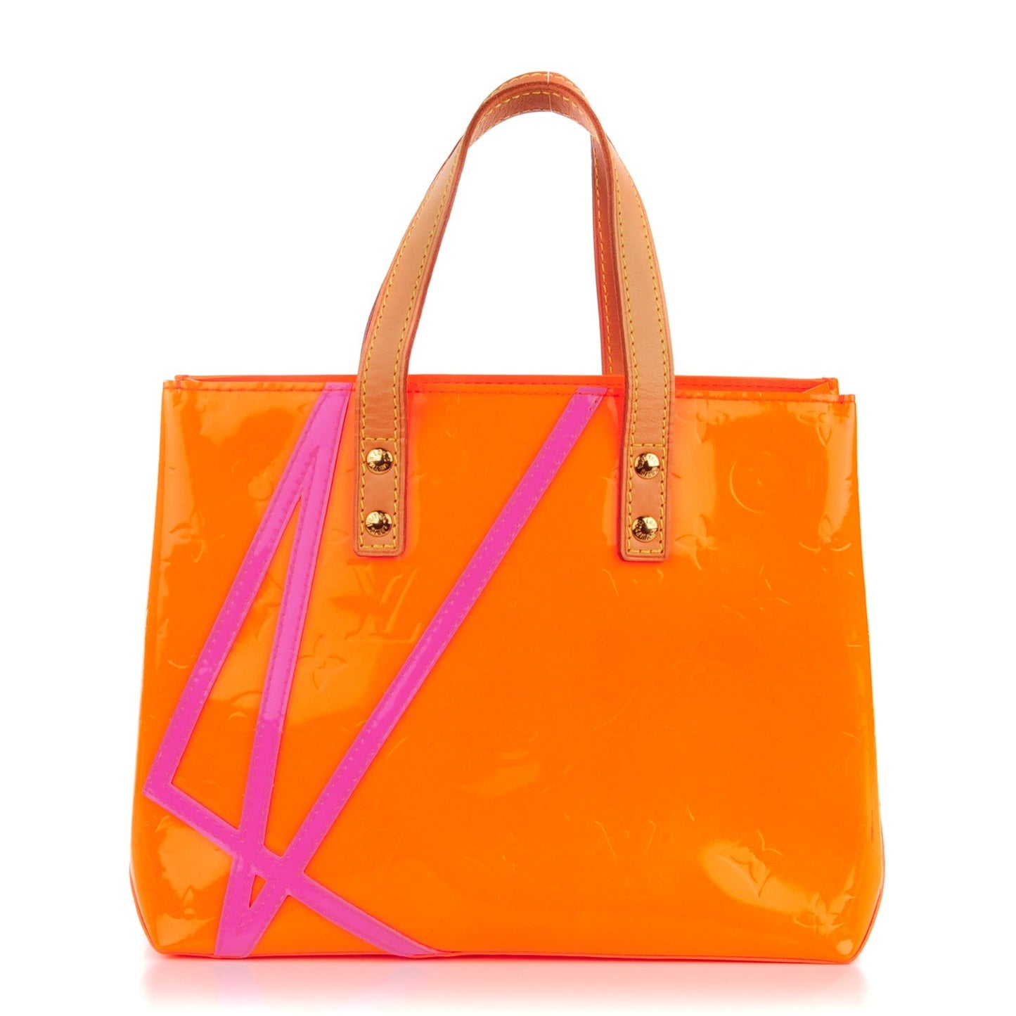 LOUIS VUITTON X ROBERT WILSON FLOU MONOGRAM VERNIS READE PM TOTE