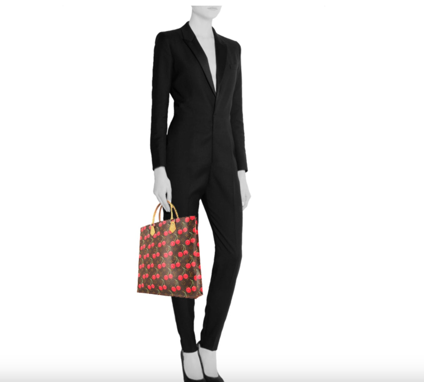 LOUIS VUITTON X TAKASHI MURAKAMI MONOGRAM CERISES SACE PLAT TOTE