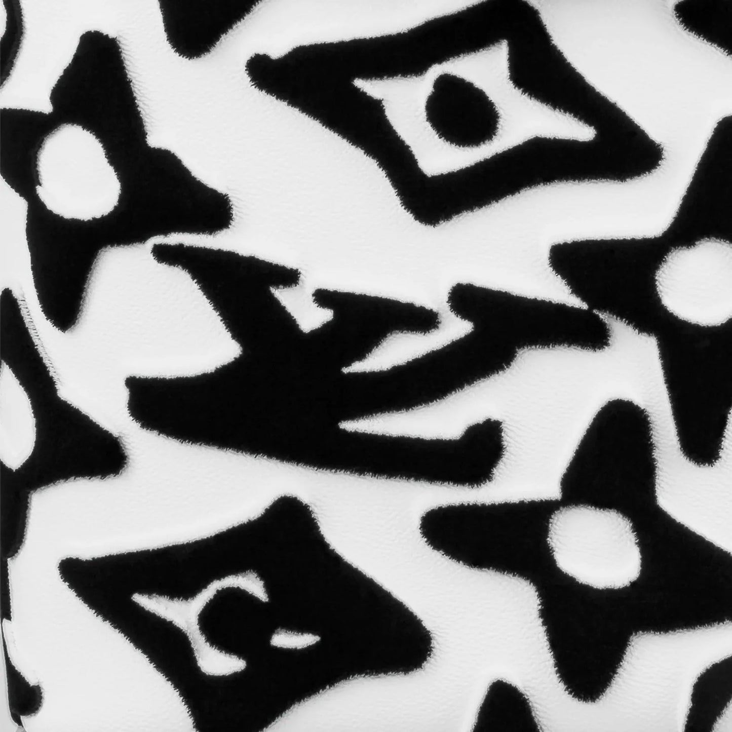 LOUIS VUITTON X URS FISCHER TUFTED MONOGRAM CABAS TOTE BAG