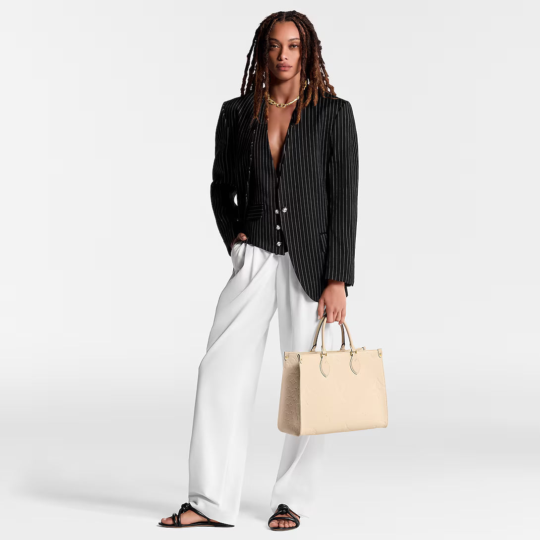 LOUIS VUITTON ON THE GO MM MONOGRAM BAG