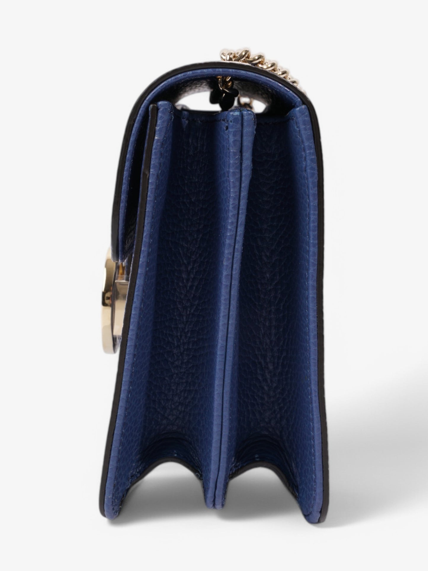 Gucci Dollar Interlocking G Caspian Calfskin Leather Small