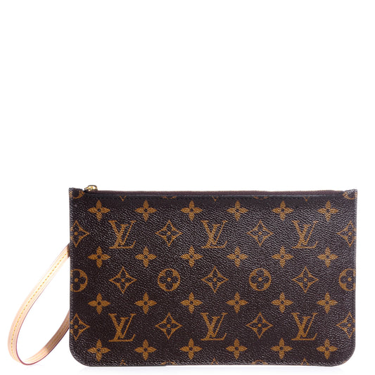 LOUIS VUITTON MONOGRAM NEVERFULL MM GM POCHETTE