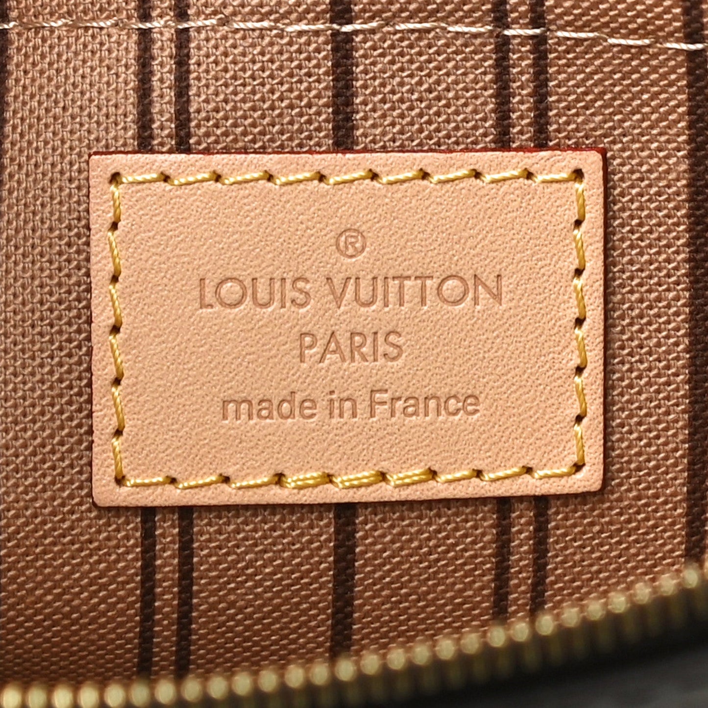 LOUIS VUITTON MONOGRAM NEVERFULL POCHETTE WRISTLET