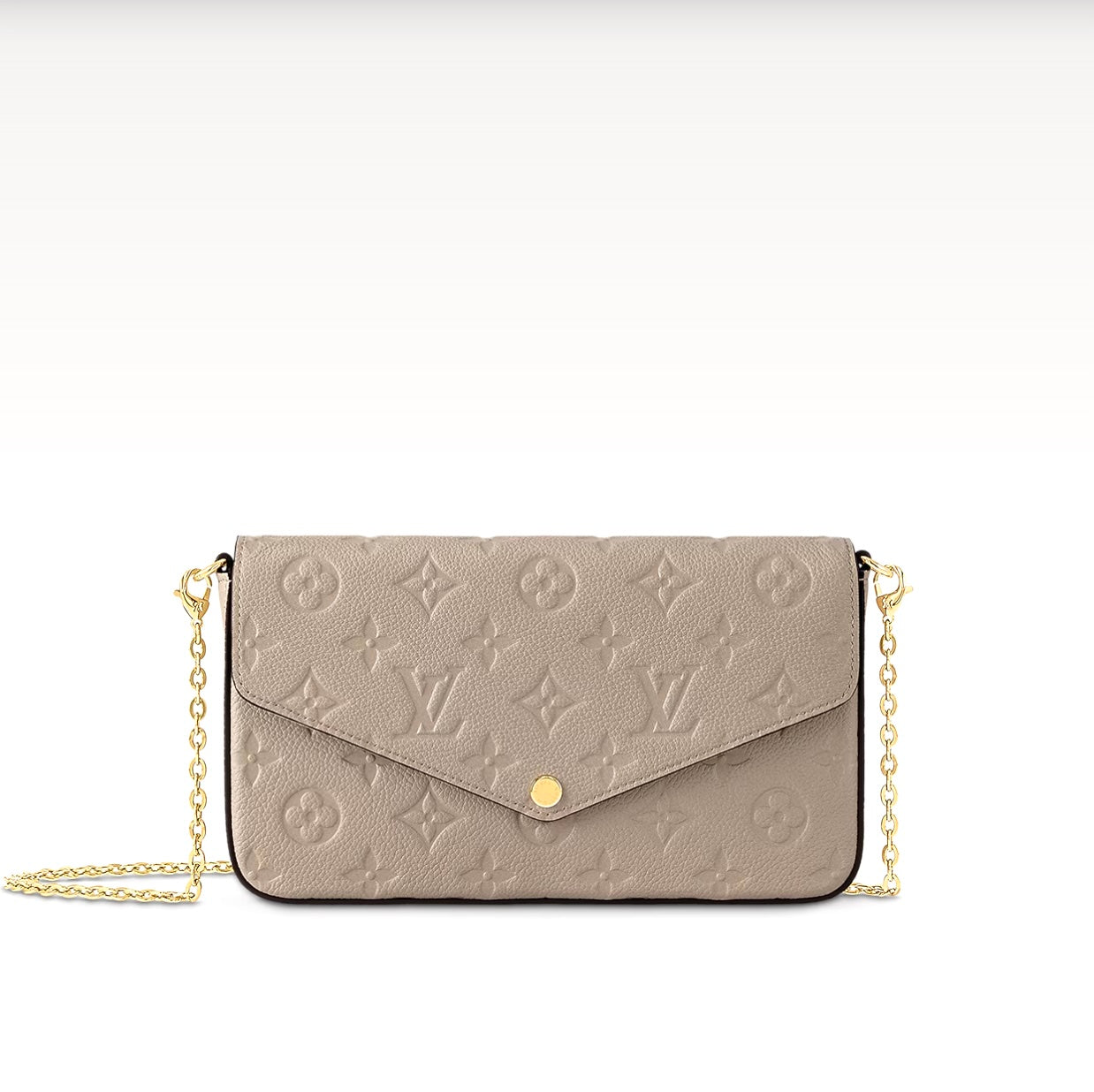 LOUIS VUITTON MONOGRAM EMPREINTE LEATHER POCHETTE FÉLICIE CROSSBODY