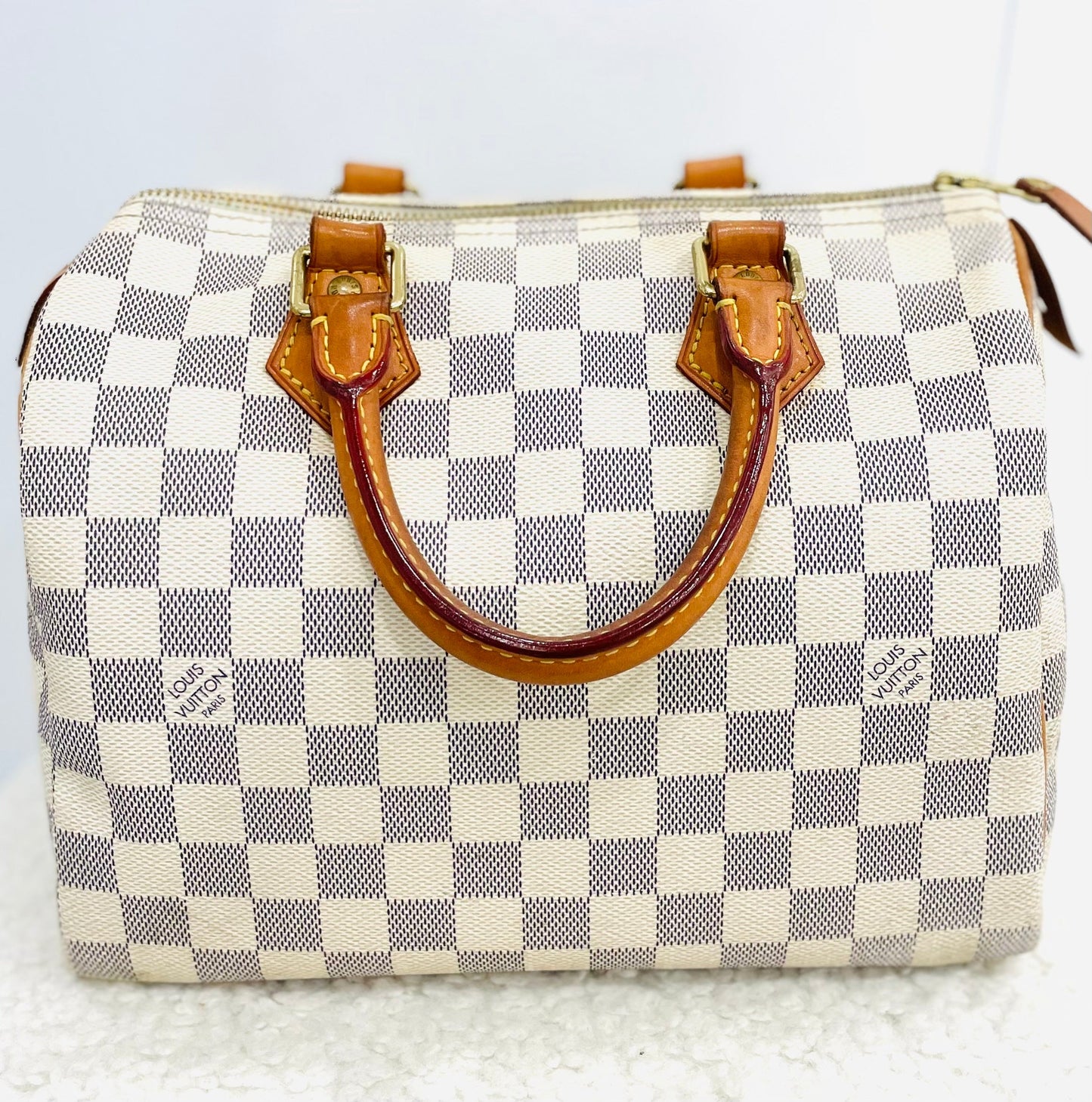 LOUIS VUITTON DAMIER AZUR SPEEDY 25 HANDBAG