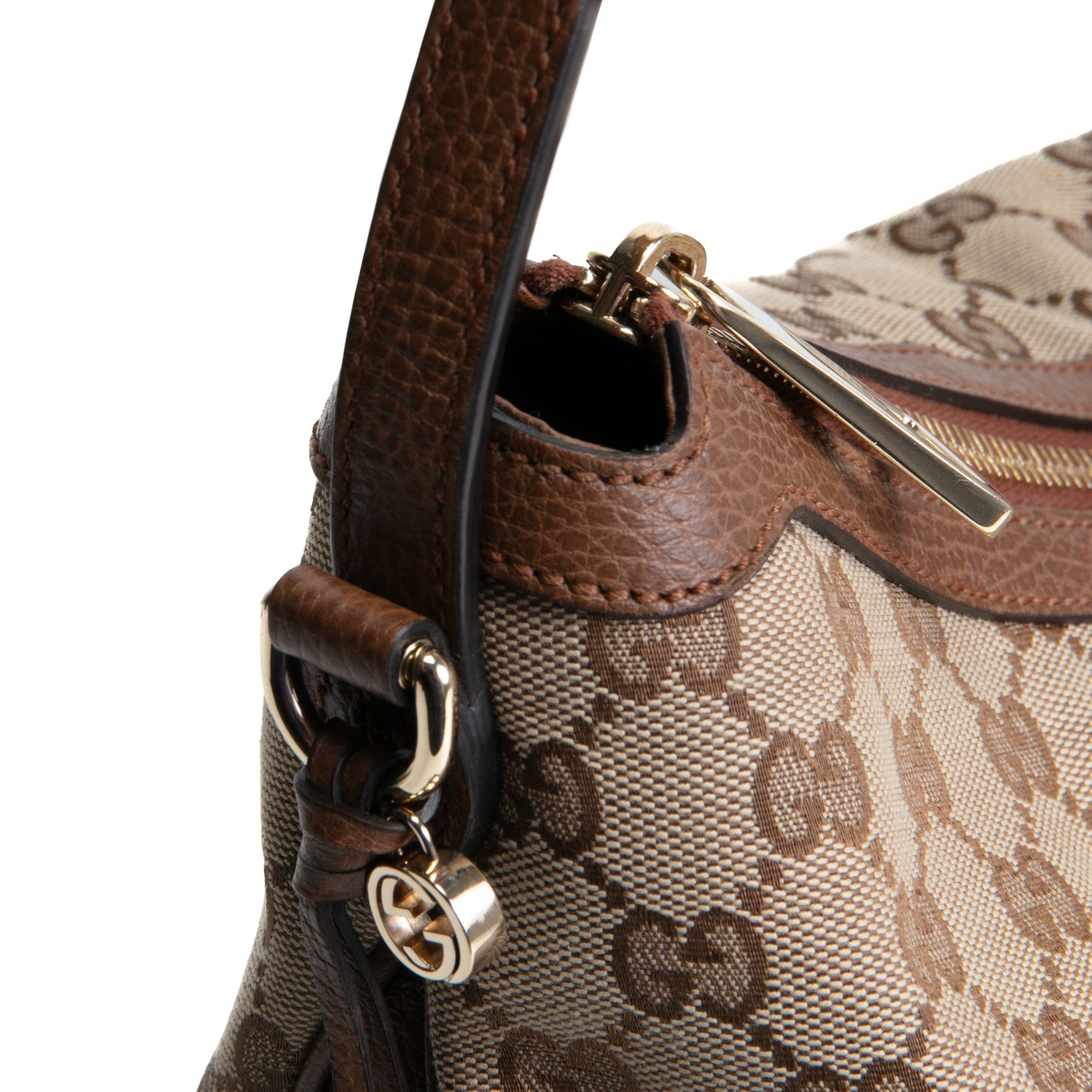 GUCCI GG Bree Hobo - Brown - OUTLET FINAL SALE