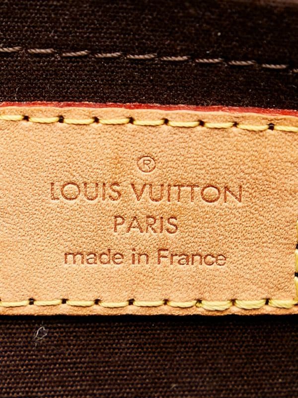 LOUIS VUITTON MONOGRAM VERNIS ROSEWOOD AVENUE BAG AMARANTE