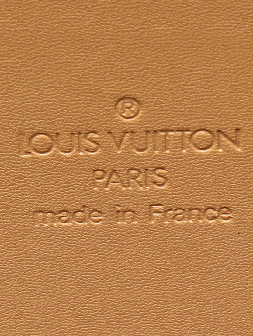 LOUIS VUITTON MONOGRAM VERNIS LEATHER BLEEKER COSMETIC HANDBAG