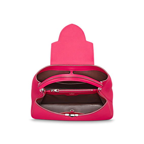 LOUIS VUITTON CAPUCINES MM LEATHER HANDBAG