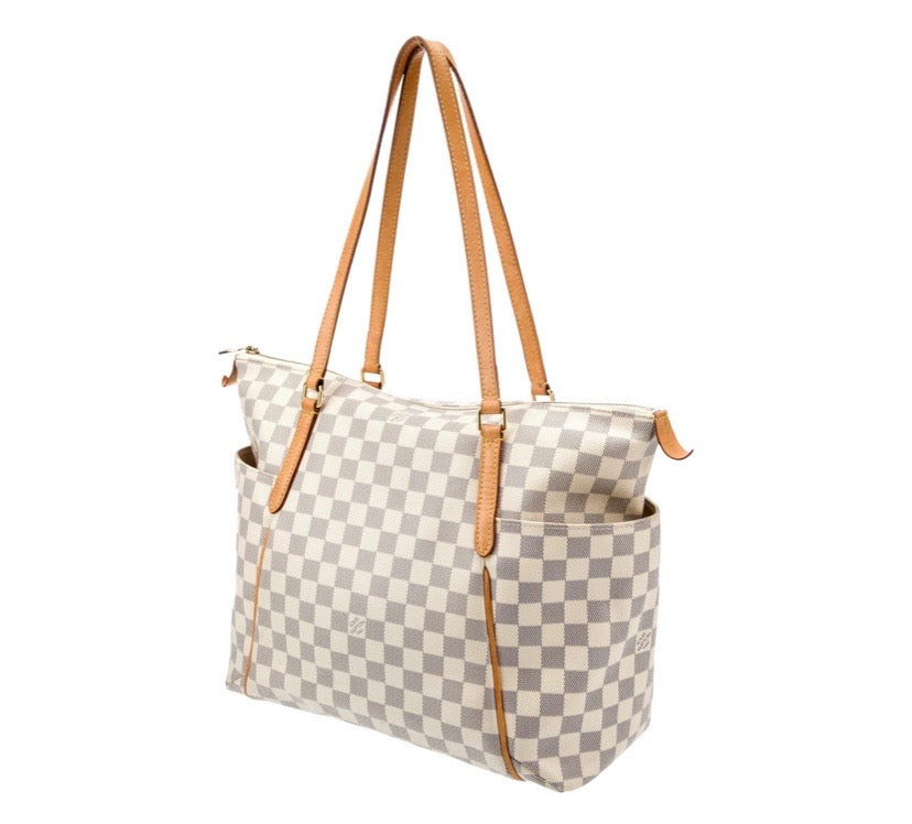LOUIS VUITTON DAMIER AZUR TOTALLY MM SHOULDER BAG