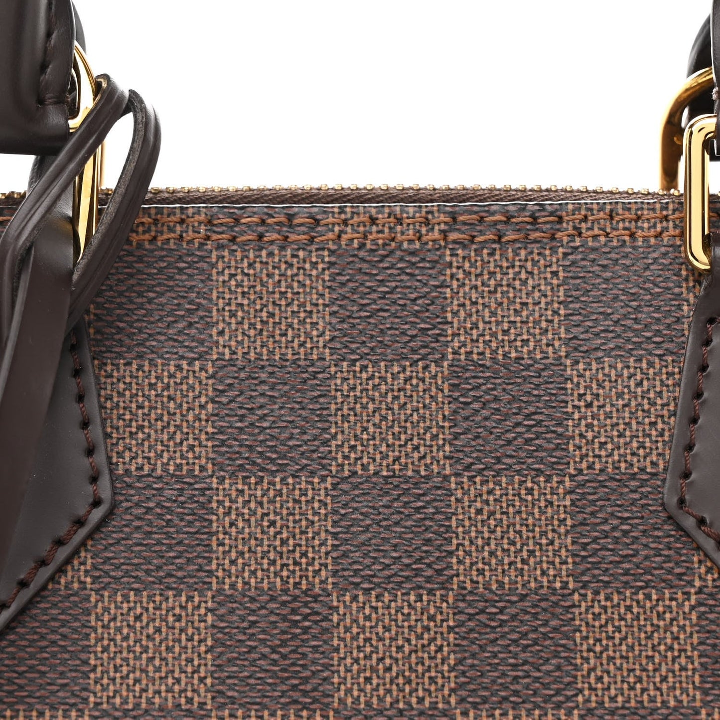 LOUIS VUITTON DAMIER EBENE ALMA MM HANDBAG