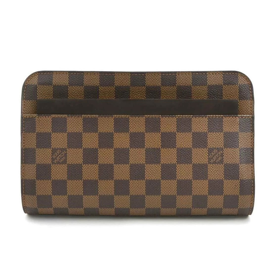 LOUIS VUITTON POCHETTE SAINT LOUIS DAMIER EBENE CLUTCH