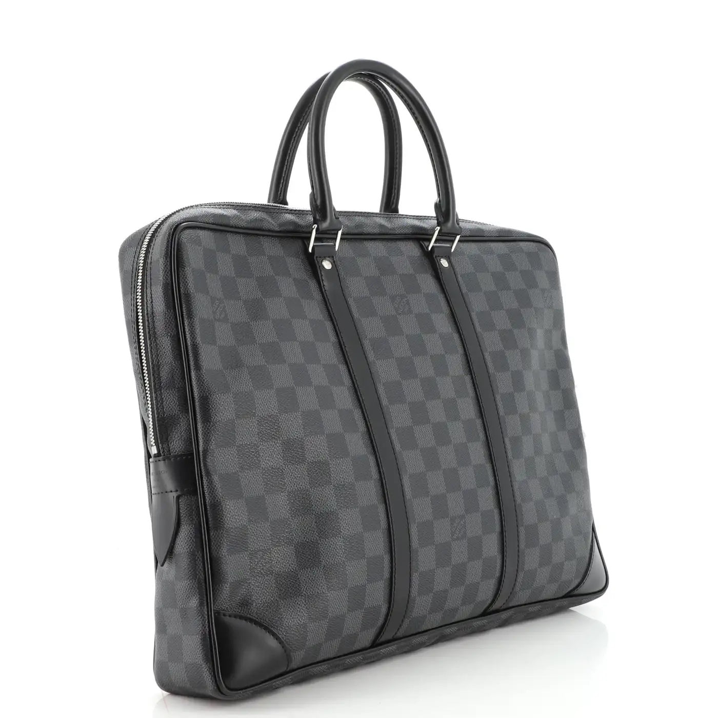 LOUIS VUITTON DAMIER GRAPHITE PORTE DOCUMENTS VOYAGE PM BAG