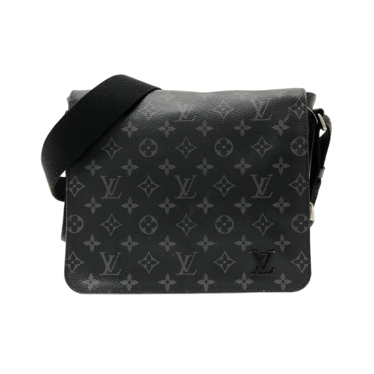 LOUIS VUITTON MONOGRAM ECLIPSE DISTRICT PM MESSENGER BAG